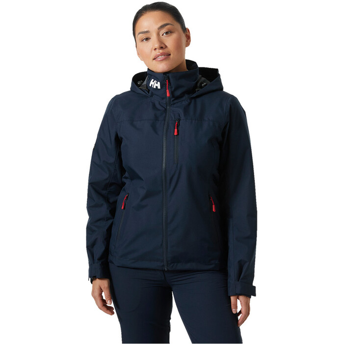 2024 Helly Hansen Womens Crew Hooded Midlayer Sailing Jacket 2.0 34447 - Navy